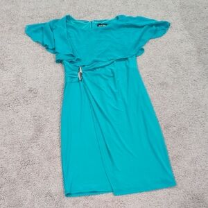 Joseph Ribkoff Turquoise Midi Dress‎